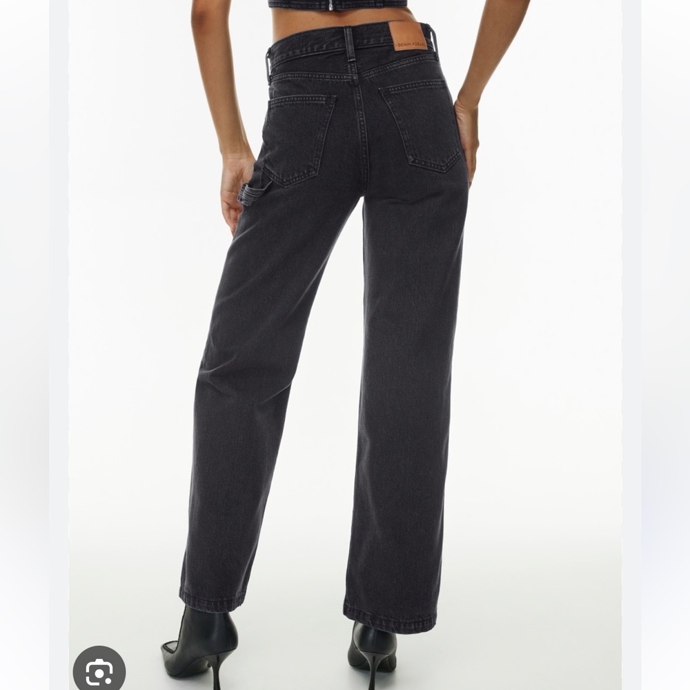 Aritzia Black Flare & Wide Leg Jeans - Picture 2 of 6